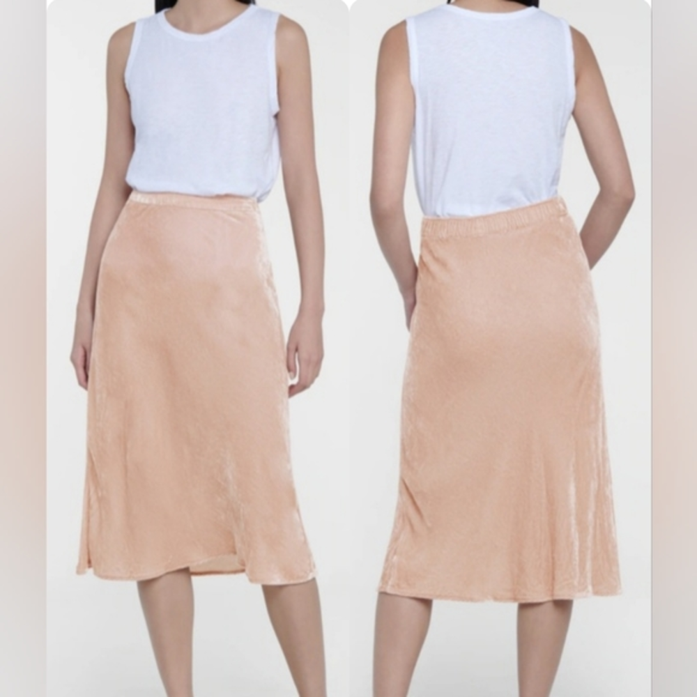 NWOT Anthropologie VELVET‎ Taelyn Midi Skirt Large (Imperfect) $288